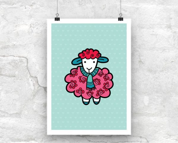 Tazi Sheep-Poster