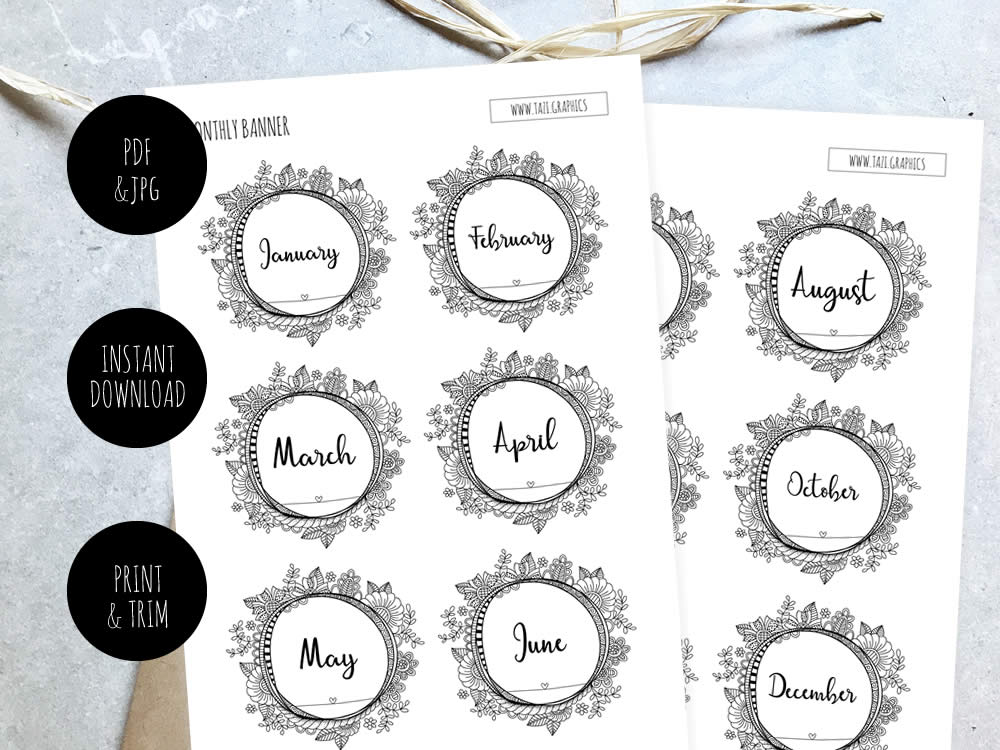 Printable White Matte Sticker Paper for Planner Stickers & Decals