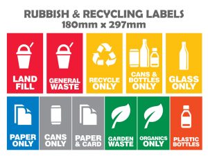 recycle bin labels tazi graphics printables